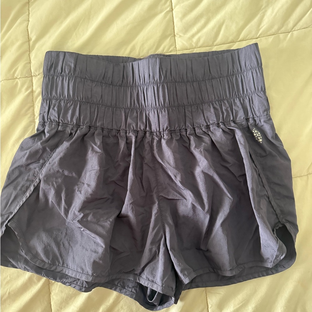 FP Movement by Free People Charcoal High-Waisted Shorts